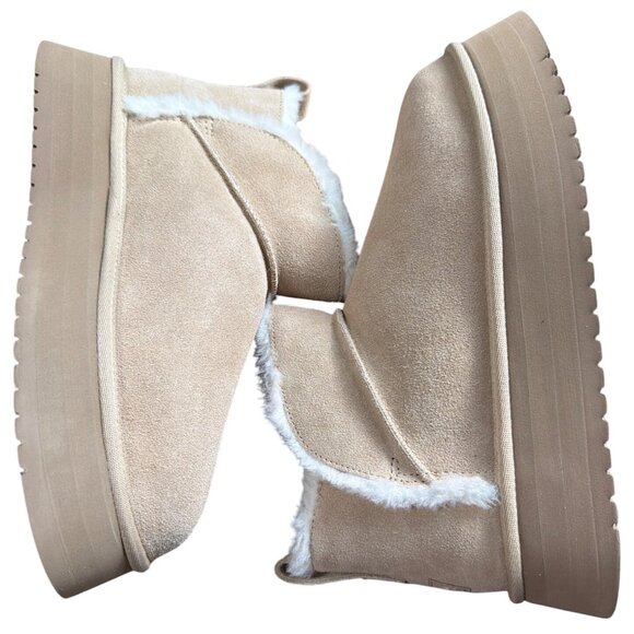 Koolaburra by UGG Koola Ultra Mini Platform Sand Boots Size 10 - Picture 4 of 14